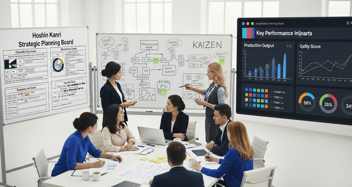 Projets Kaizen et Hoshin Kanri réussis : Cas concrets et bonnes pratiques